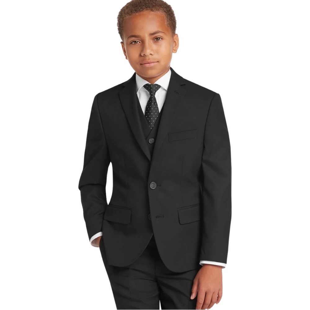 Joseph Abboud Boys Suit SeT Color: Black Size: 6 Coat & Pants NWT.
